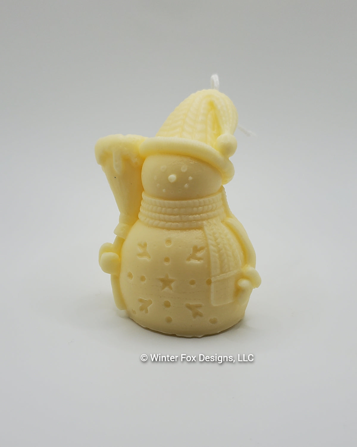 Jolly Holiday Snowman Candle