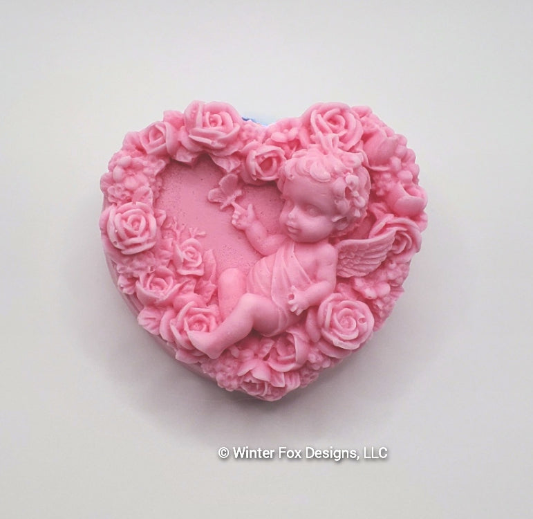 Cherub's Heart Velvet Roses Soap