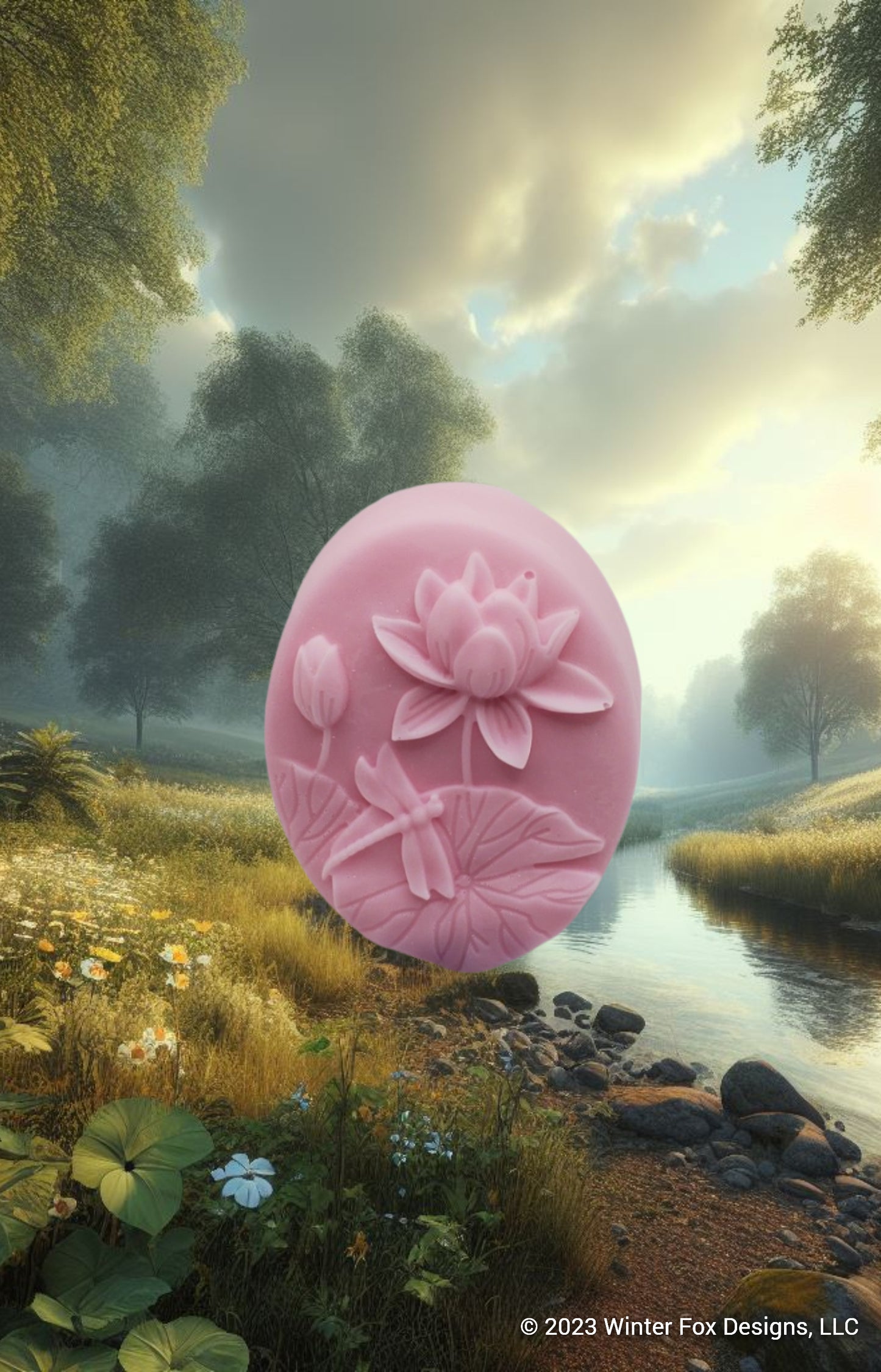 Lotus Blossom Dragonfly Dream Soap