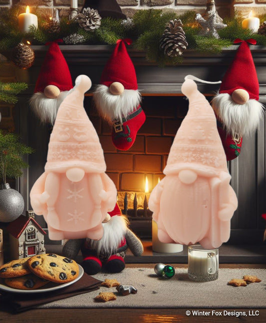 Winter Wickers: Festive Gnome Candle Set