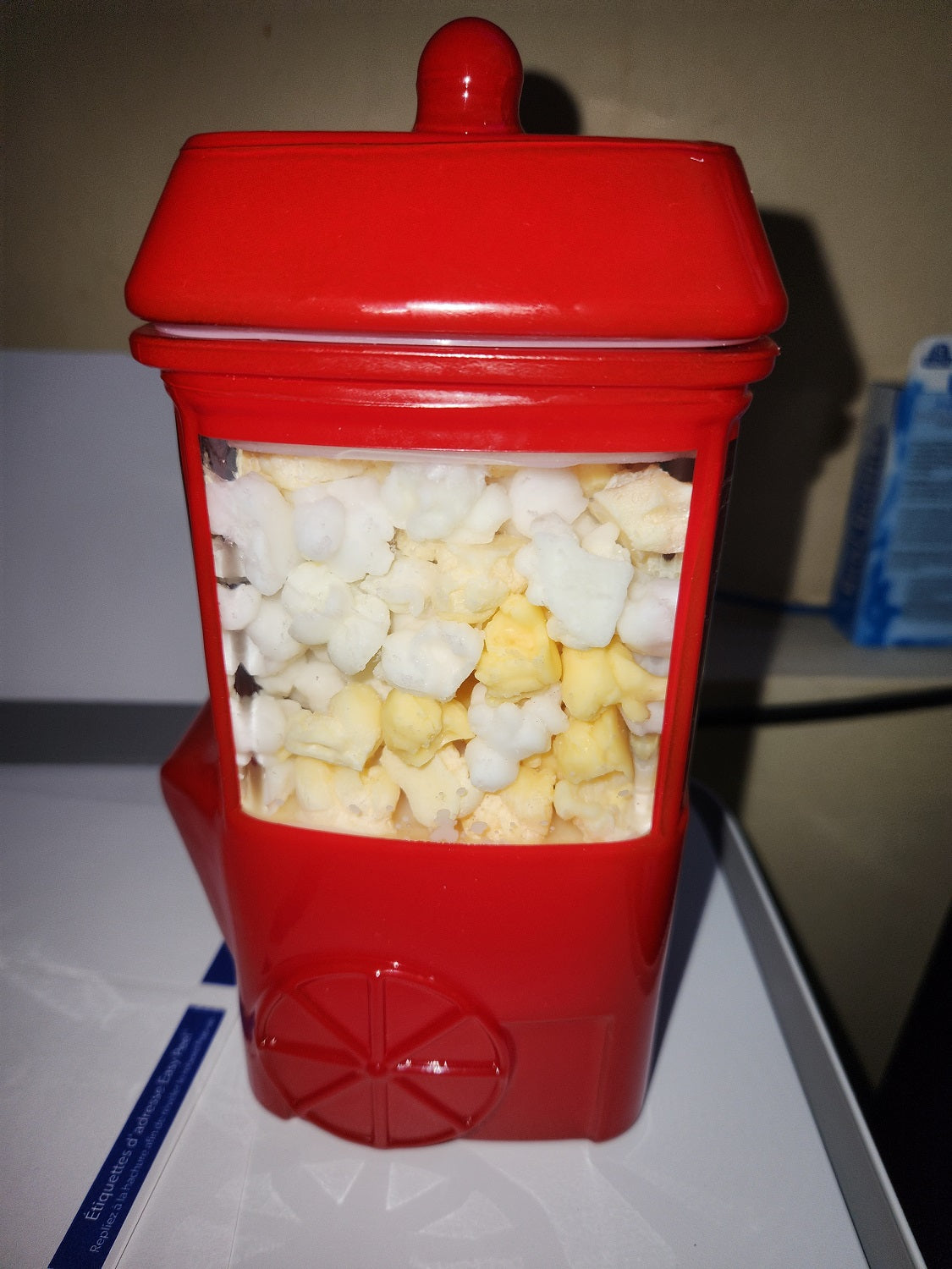 Movie Night Popcorn Candle