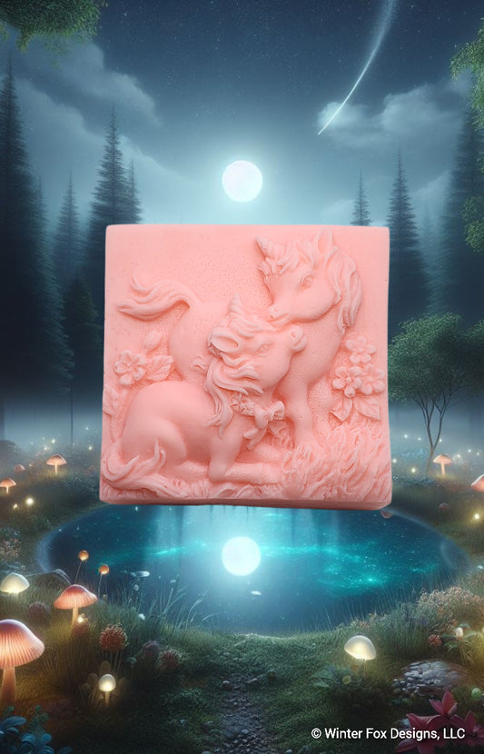 Love Potion Unicorns & Whimsical Blooms Soap